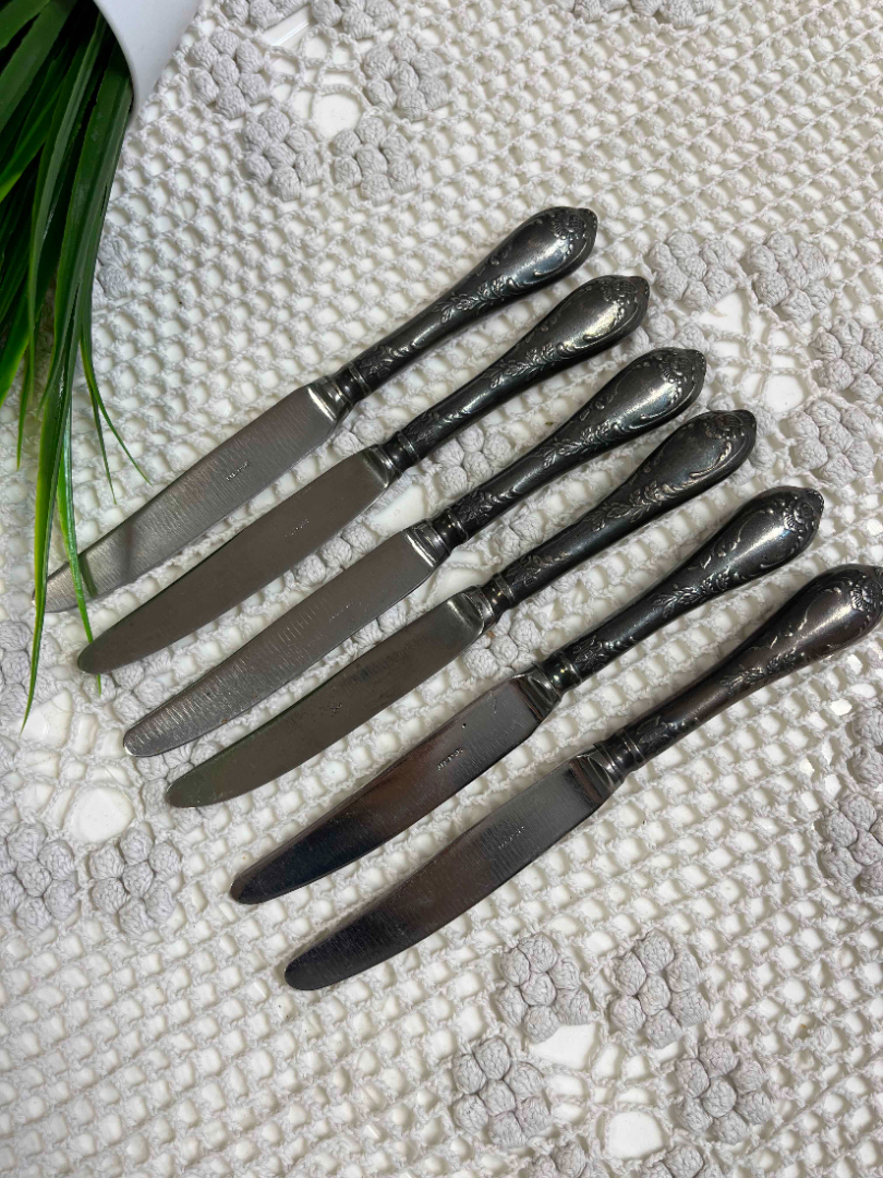 Нож для фруктов "Классик" Киевский з-д им.Шевченко. Мнц с серебрением, нерж.сталь (лезвие). Редкий!. Картинка 2